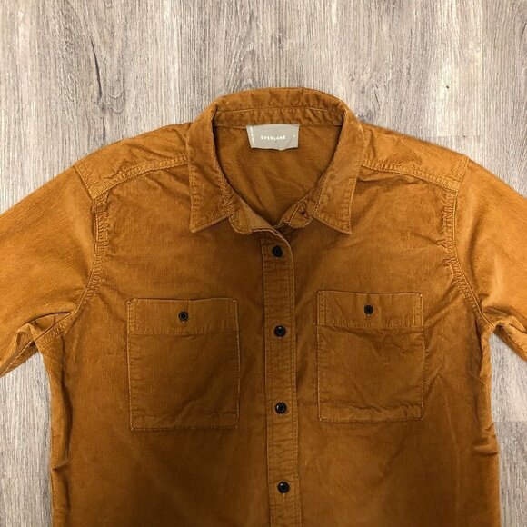 Everlane Size Small The Corduroy Everyone Overshirt Shacket Button Down Shirt - Picture 4 of 12